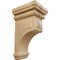 Ekena Millwork 5"W x 5 3/4"D x 10"H Medium Woodruff Wood Corbel, Cherry CORW05X05X10WFCH - alternate 1